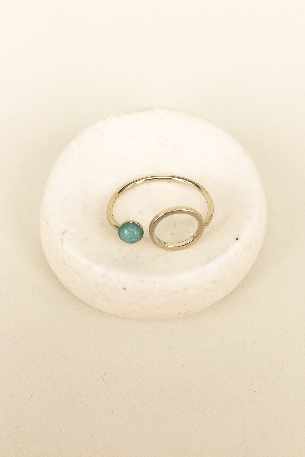 BAGUE ECLIPSE AMAZONITE