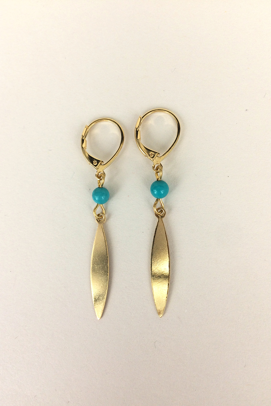 BOUCLES LAURIER TURQUOISE