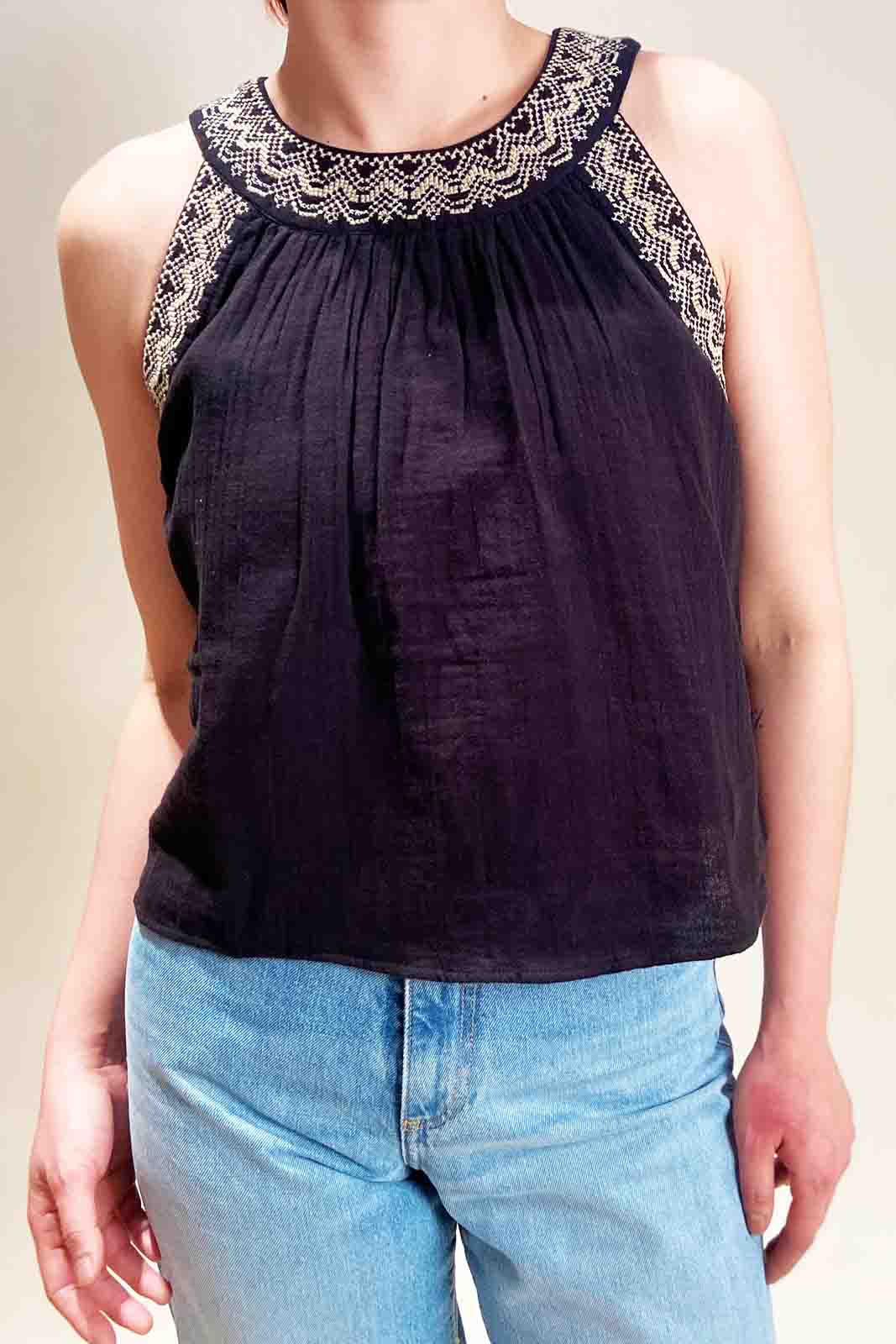 PETITE MENDIGOTE Mod. TADEO GAUZE NOIR PETITE MENDIGOTE Mod. TADEO GAUZE NOIR