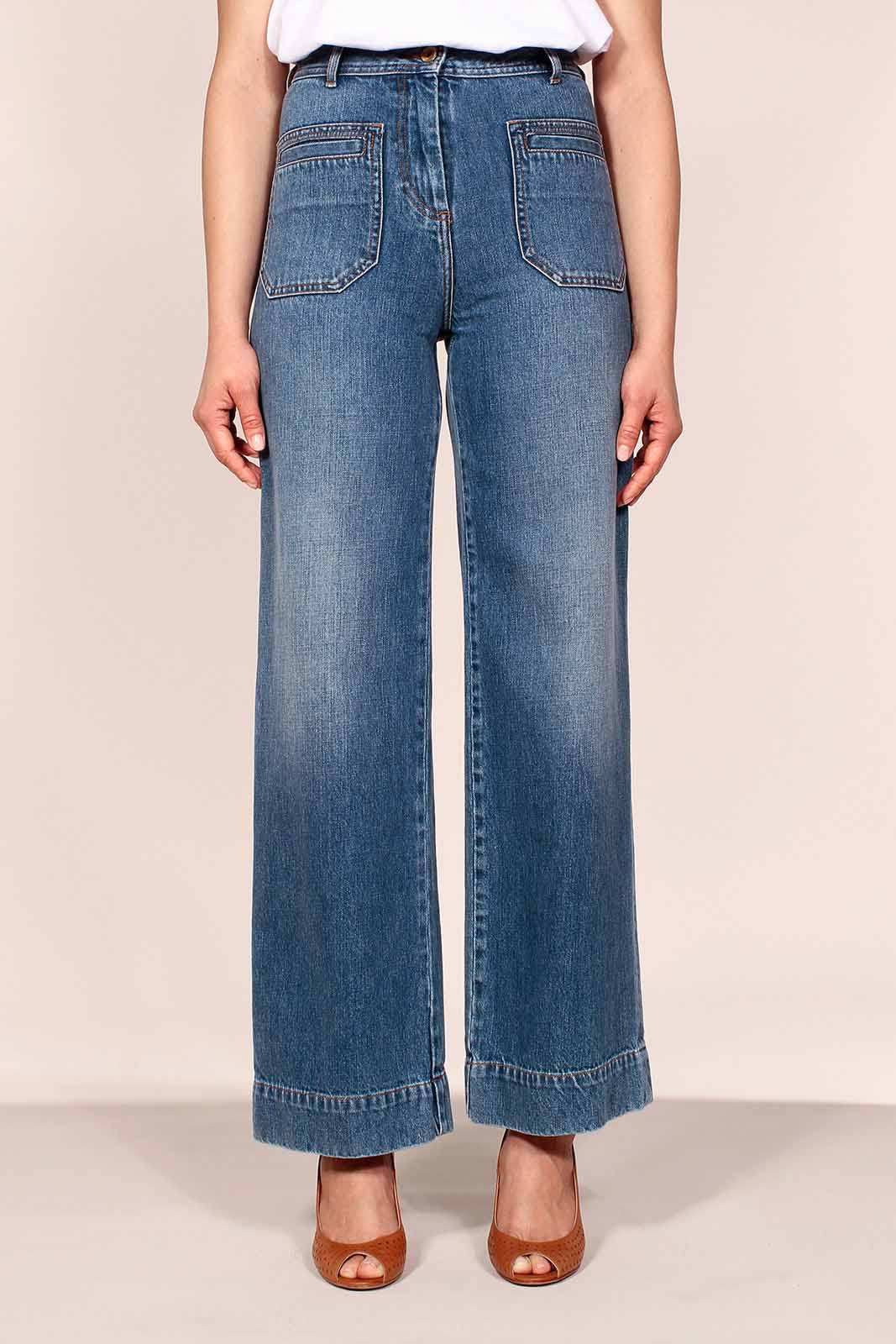 SESSUN Mod. JOHNNY B VINTAGE BLUE SESSUN Mod. JOHNNY B VINTAGE BLUE