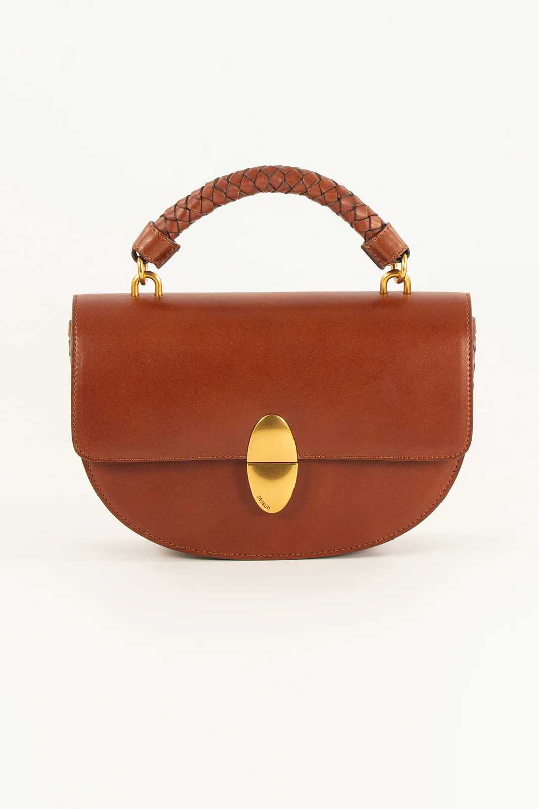 SESSUN Mod. ROUND TESORO COGNAC LEATHER