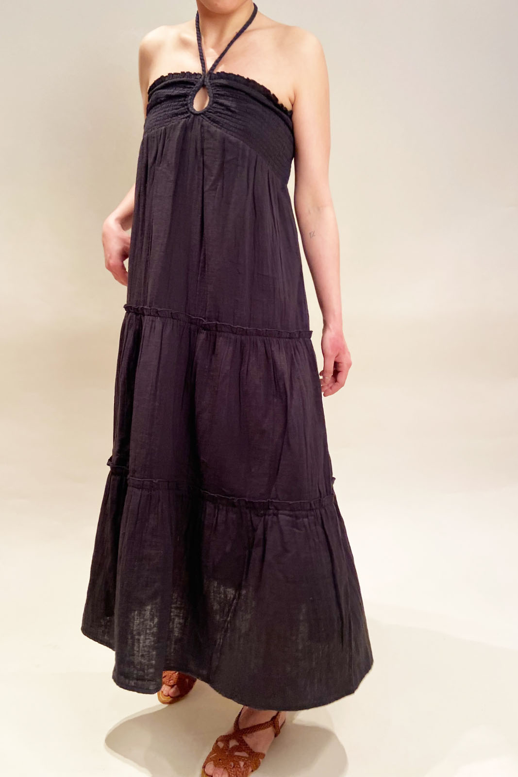 PETITE MENDIGOTE Mod. RONDA GAUZE NOIR PETITE MENDIGOTE Mod. RONDA GAUZE NOIR