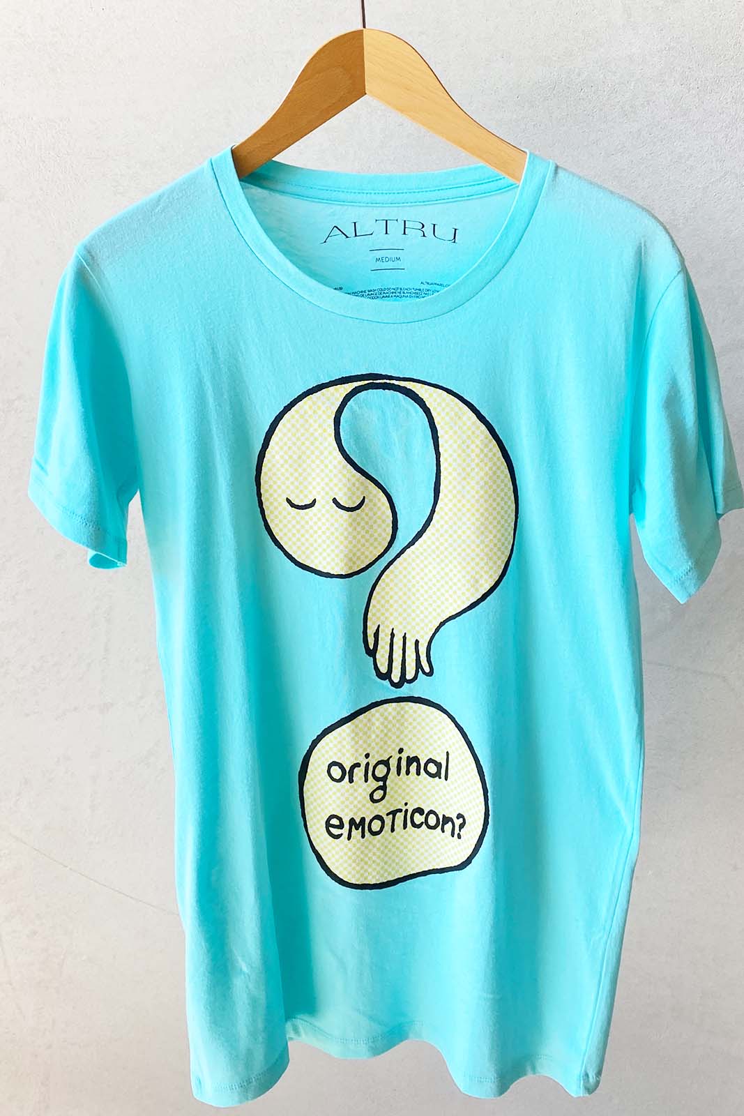 T Shirt Mod. ORIGINAL EMOTICON LIGHT BLUE